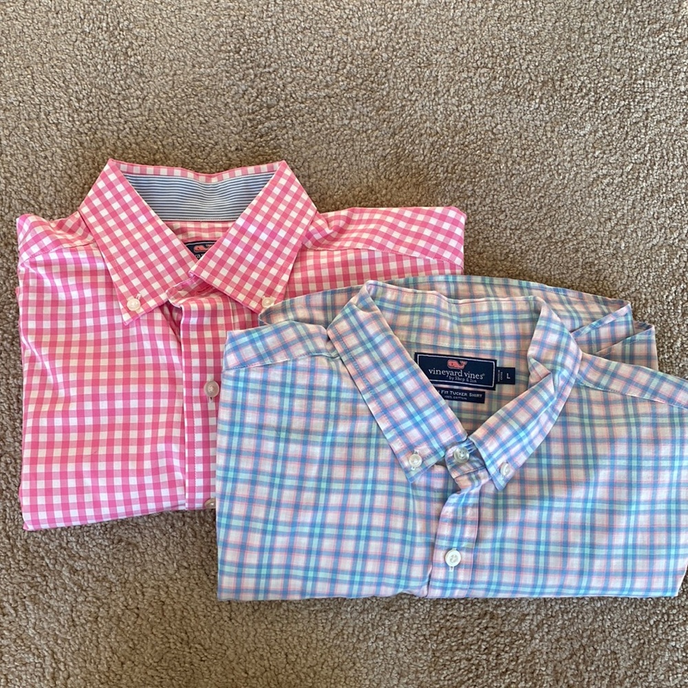 Men’s Vineyard Vines Buttoned Down Dress Shirr